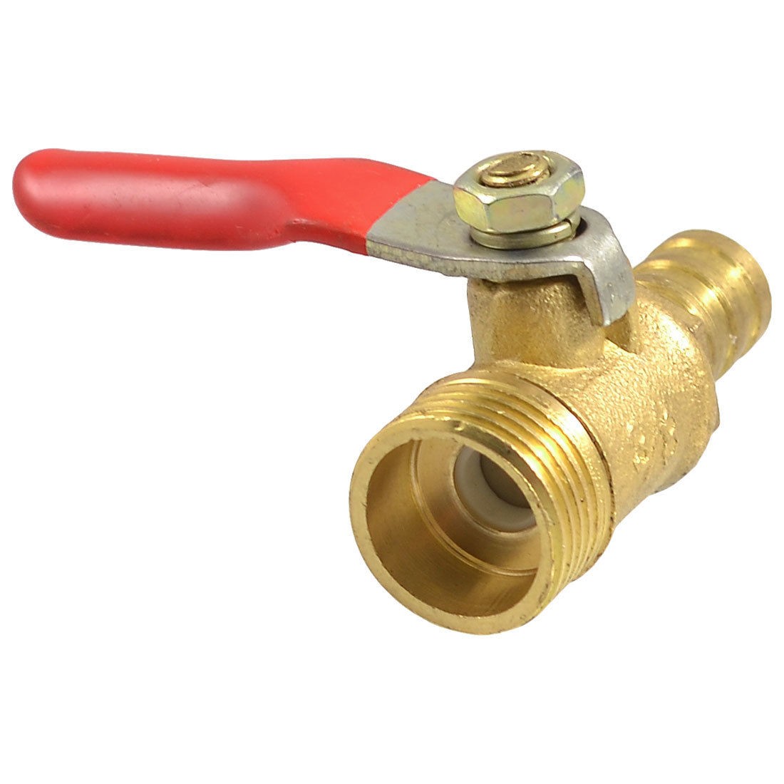 Pneumatic Fitting 3/8" PT Male Thread to 10mm OD Hose Ball Valve