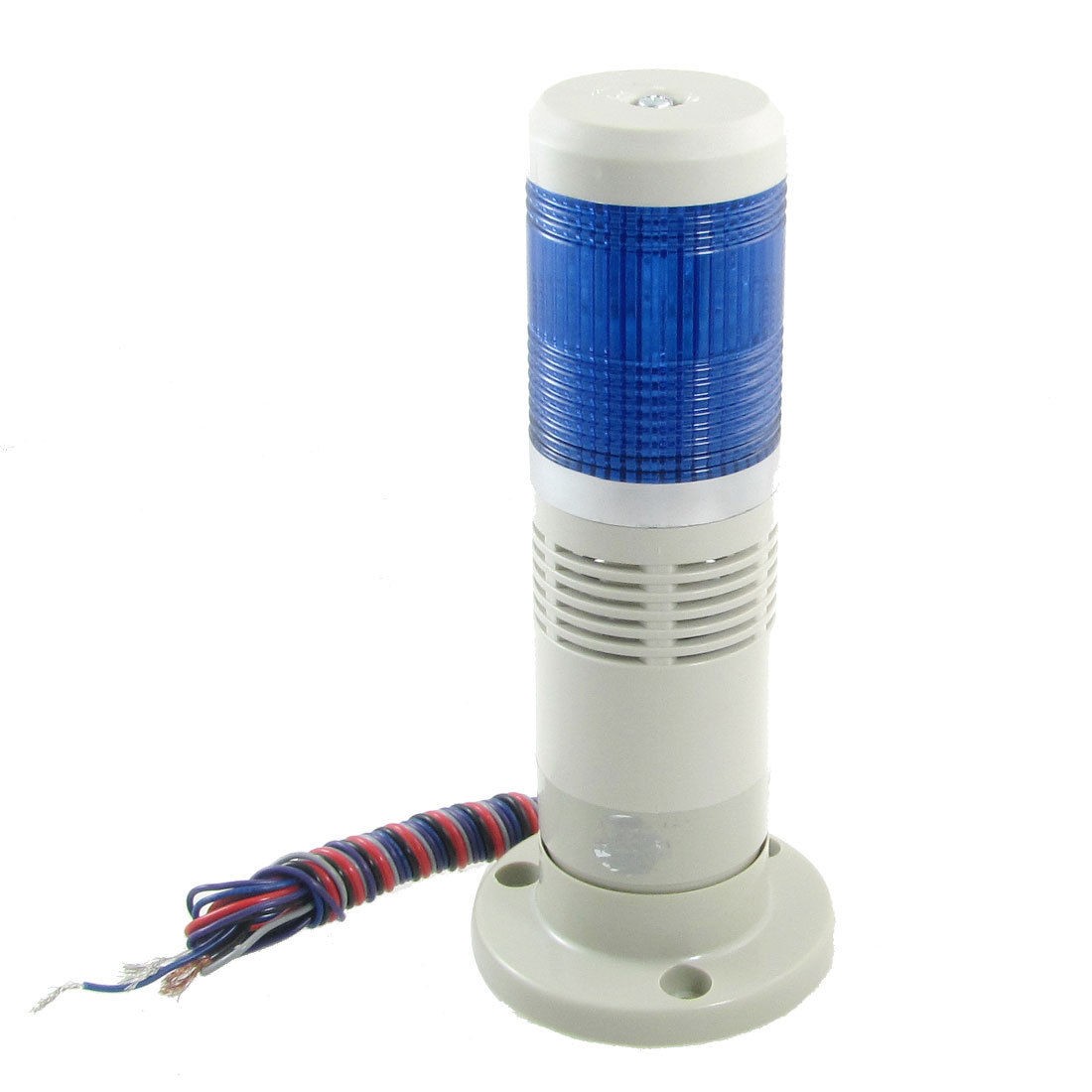 DC 24V Blue Industrial Signal Tower Lamp Flash Warning Stack Light