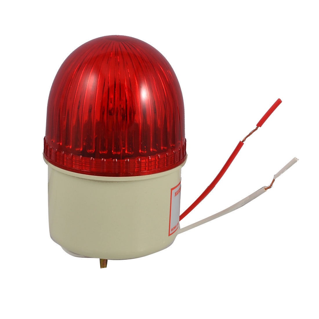 DC 24V 10W Red Industrial Signal Tower Buzzer Sound Alarm Warning Light