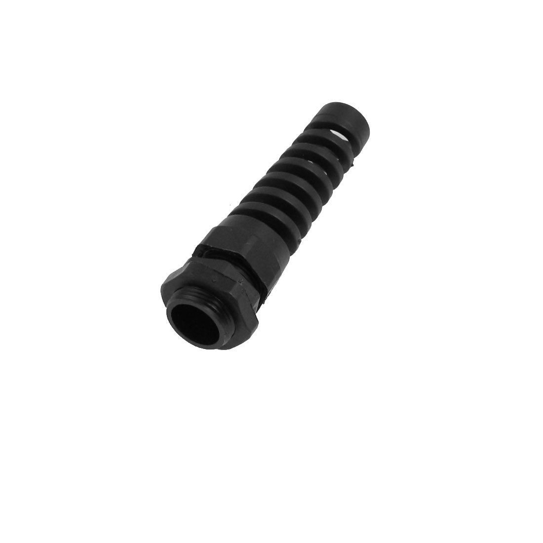 0.24"-0.47" Cable Range Black Plastic Waterproof Cables Glands Joints
