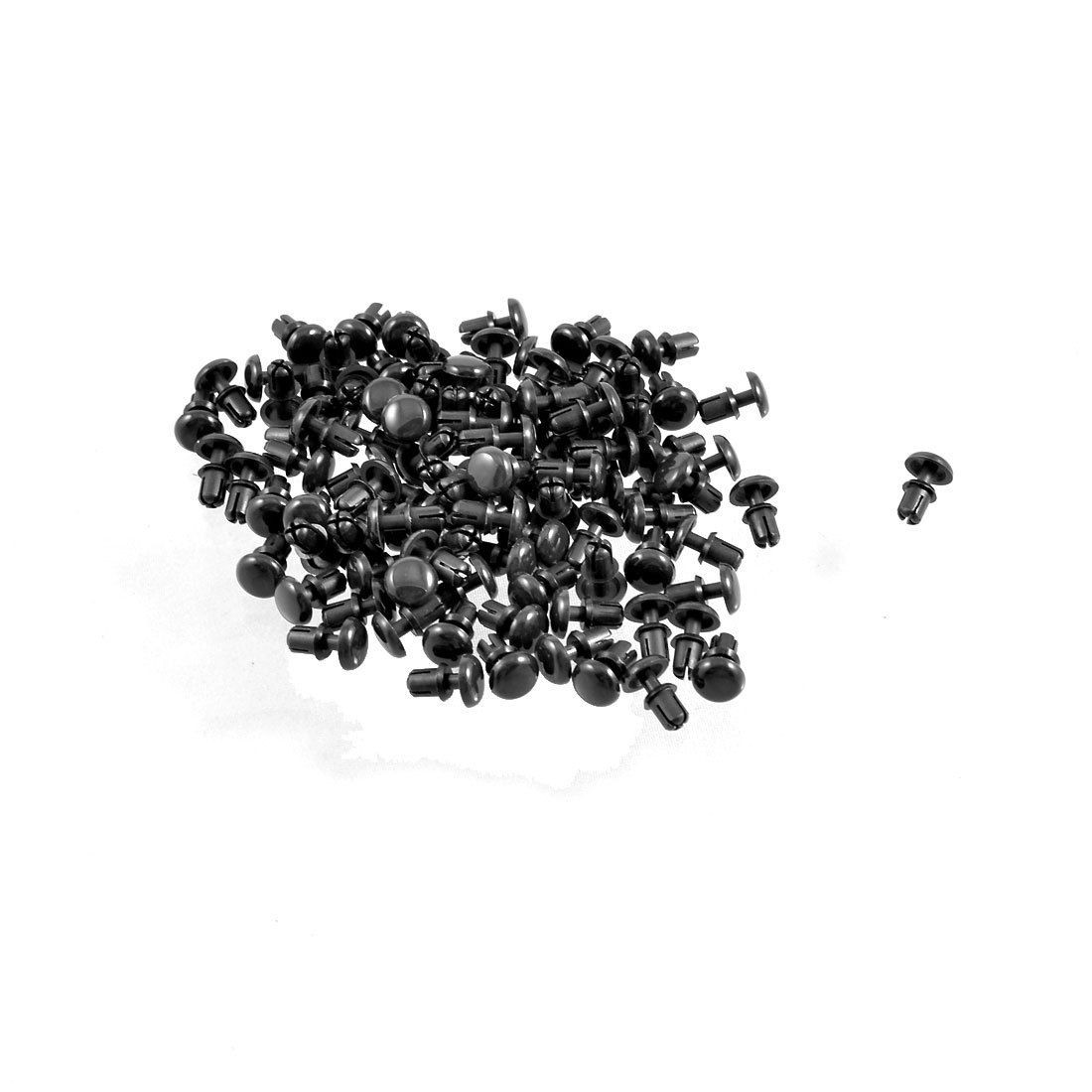 100 x Disassemble Nylon Push Rivets Fasteners for 2.2-3.1mm Thick Panel