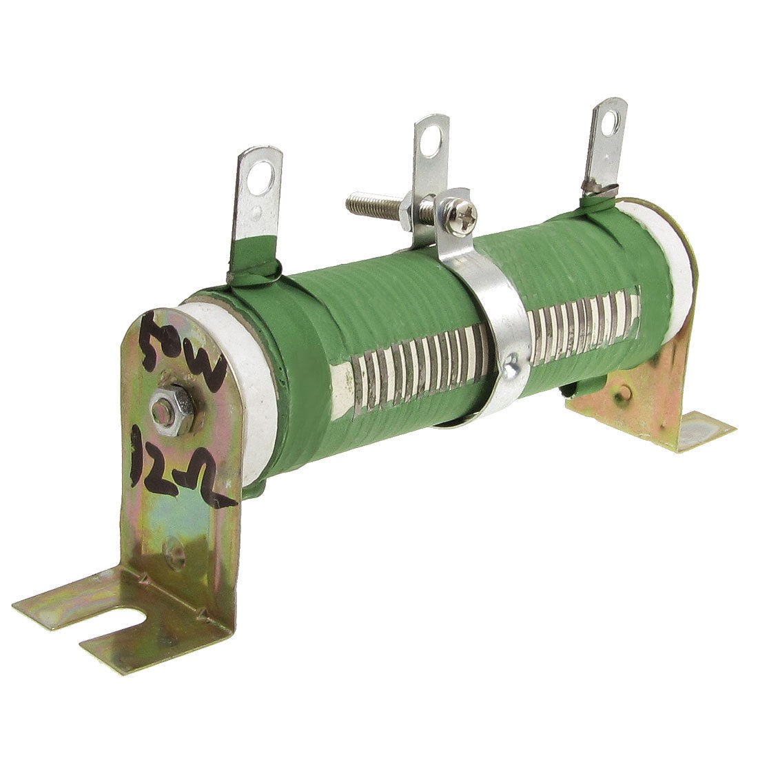 50W Watt 12 Ohm Ceramic Tube Adjustable Rheostat Resistor