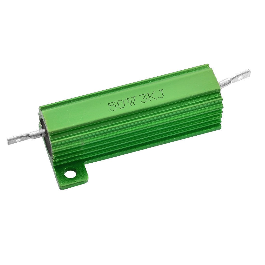 50W Watt 3K Ohm 5% Chassis Mounted Aluminum Shell Wirewound Resistor