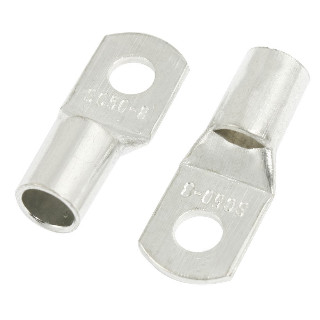 5 Pcs SC50-8 0.31" Bolt Hole 50mm2 Copper Cable Terminal Connector