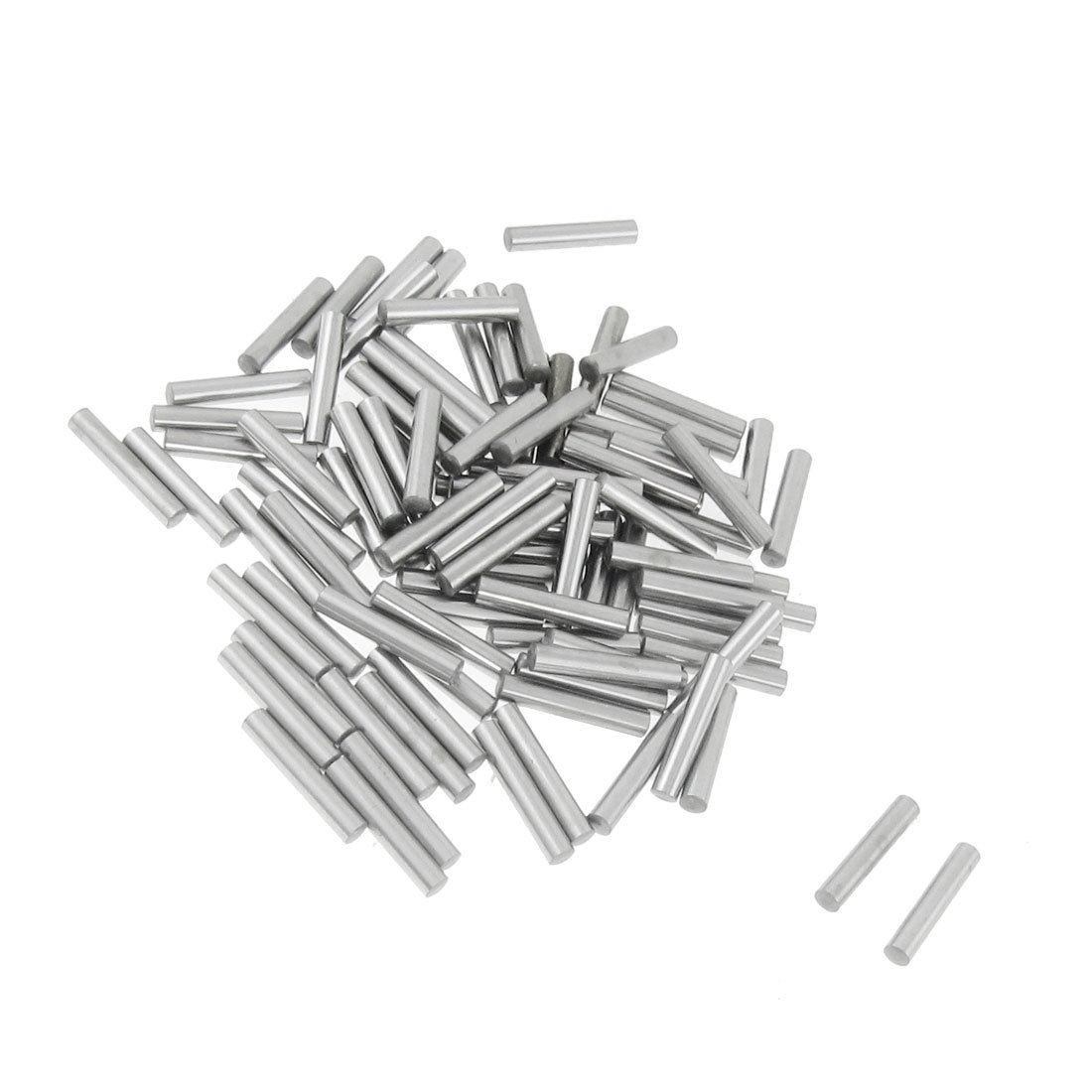 100 Pcs Stainless Steel 2.85mm x 15.8mm Dowel Pins Fasten Elements