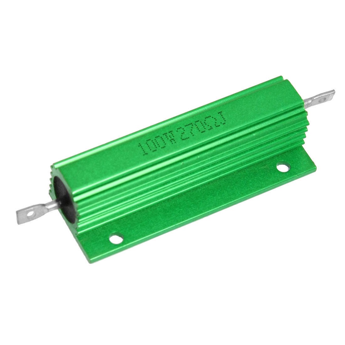 100 Watt 270 Ohm Green Aluminum Shell Wire Wound Housed Resistor