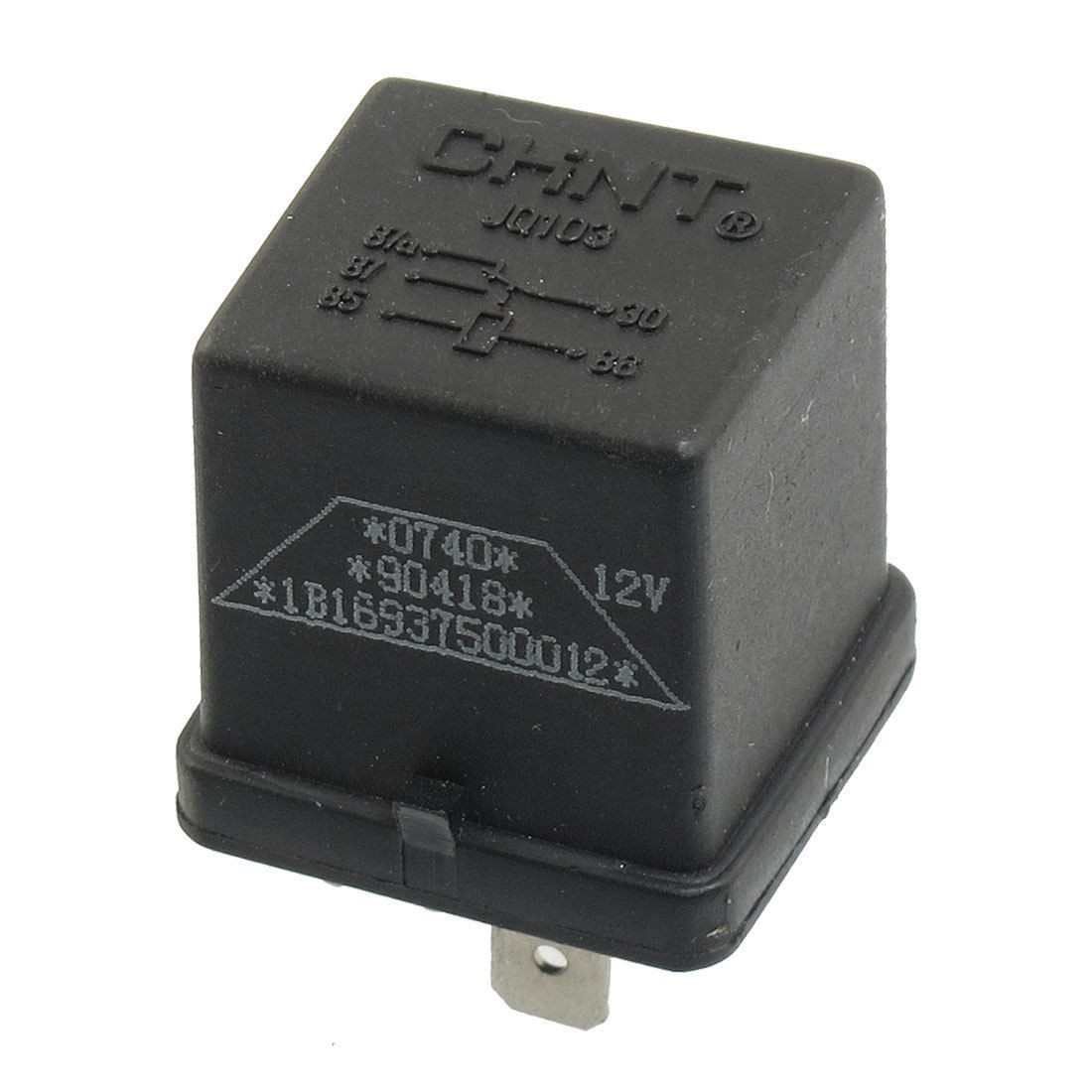 JQ103 DC 12V 30A Rail Mounted Auto Car Relay 5 Pin 5P NO NC