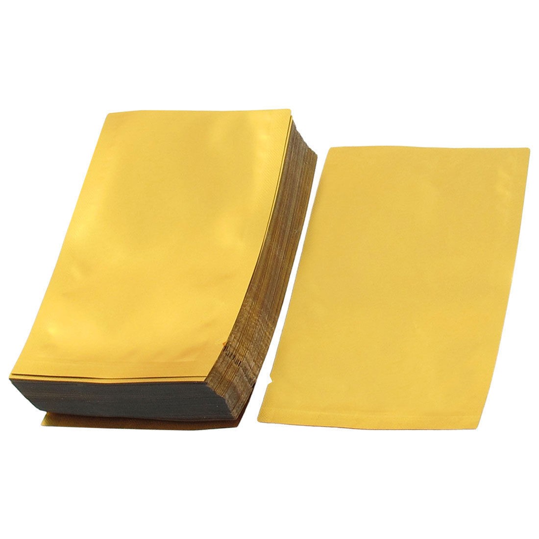 100 Pcs ESD Anti Static Shielding Bags 2.5" x 3.5" Open Top Gold Tone