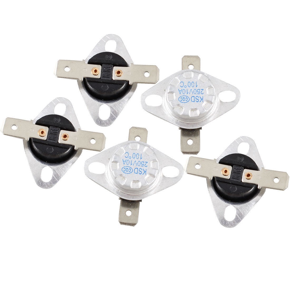 5 Pcs 100 Celsius 212F Normal Close Temperature Controlled Switch KSD301
