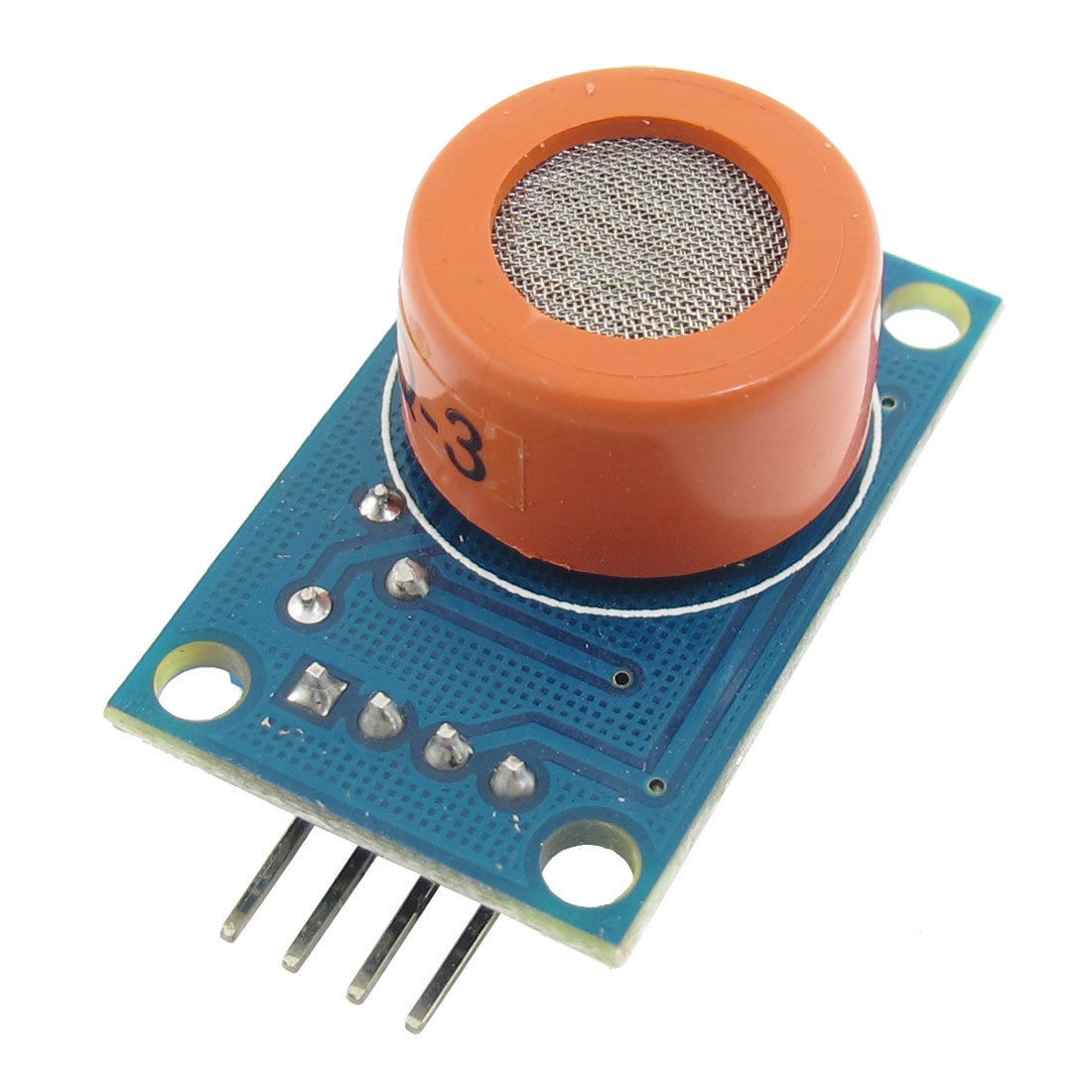 DC 3-5V 10-1000ppm 4 Pin Alcohol Gas Sensor Module Detector MQ-3