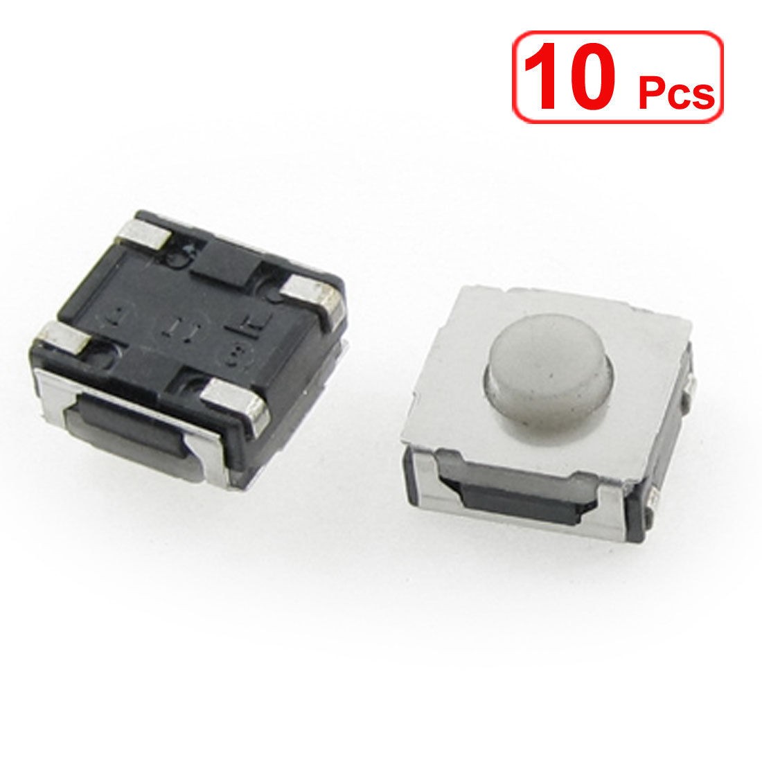 10 Pcs Momentary Tactile Push Button Tact Switch 6mm x 6mm x 3.4mm