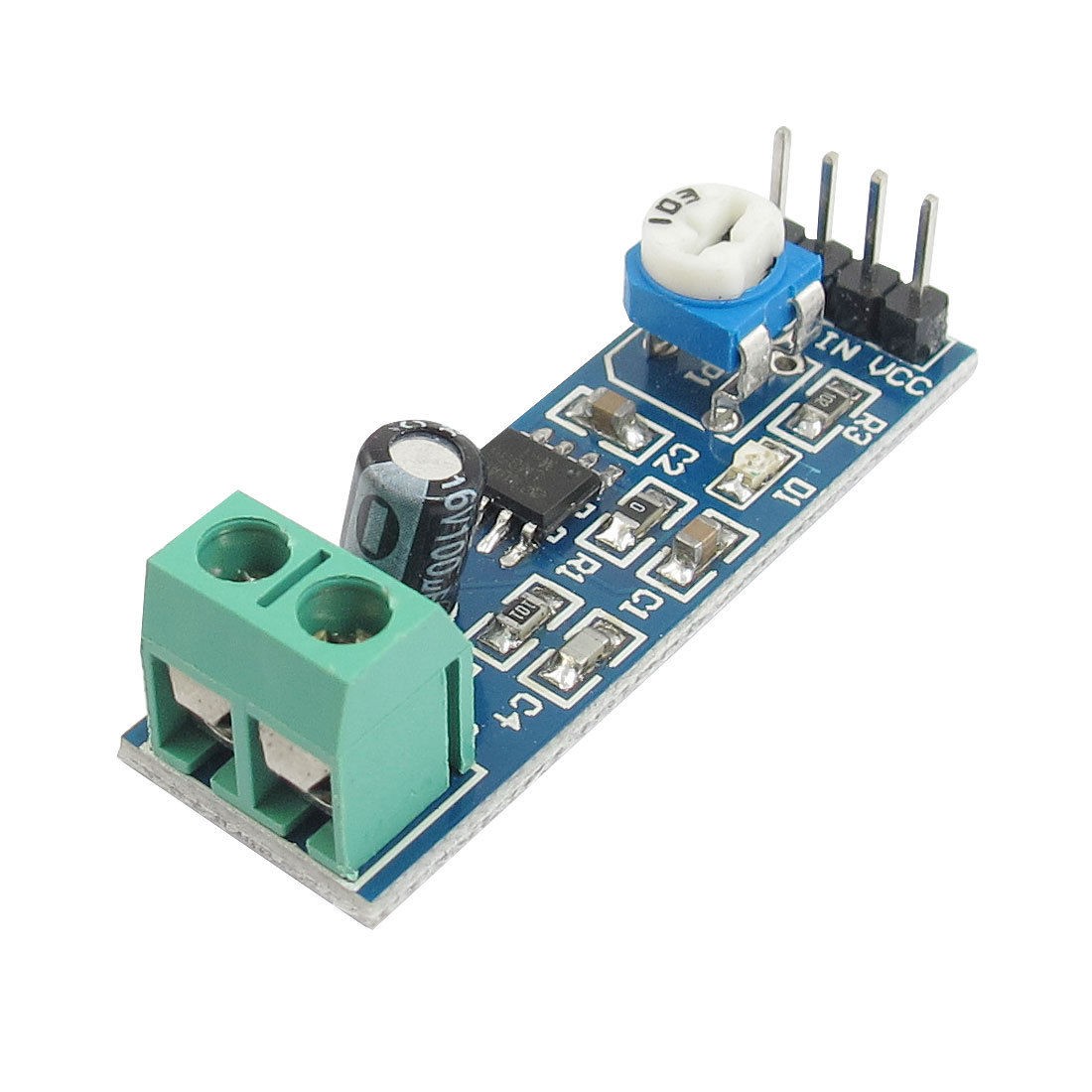 LM386 Audio Amplifier Module 200 Times 5-12V 10K Adjustable Resistance