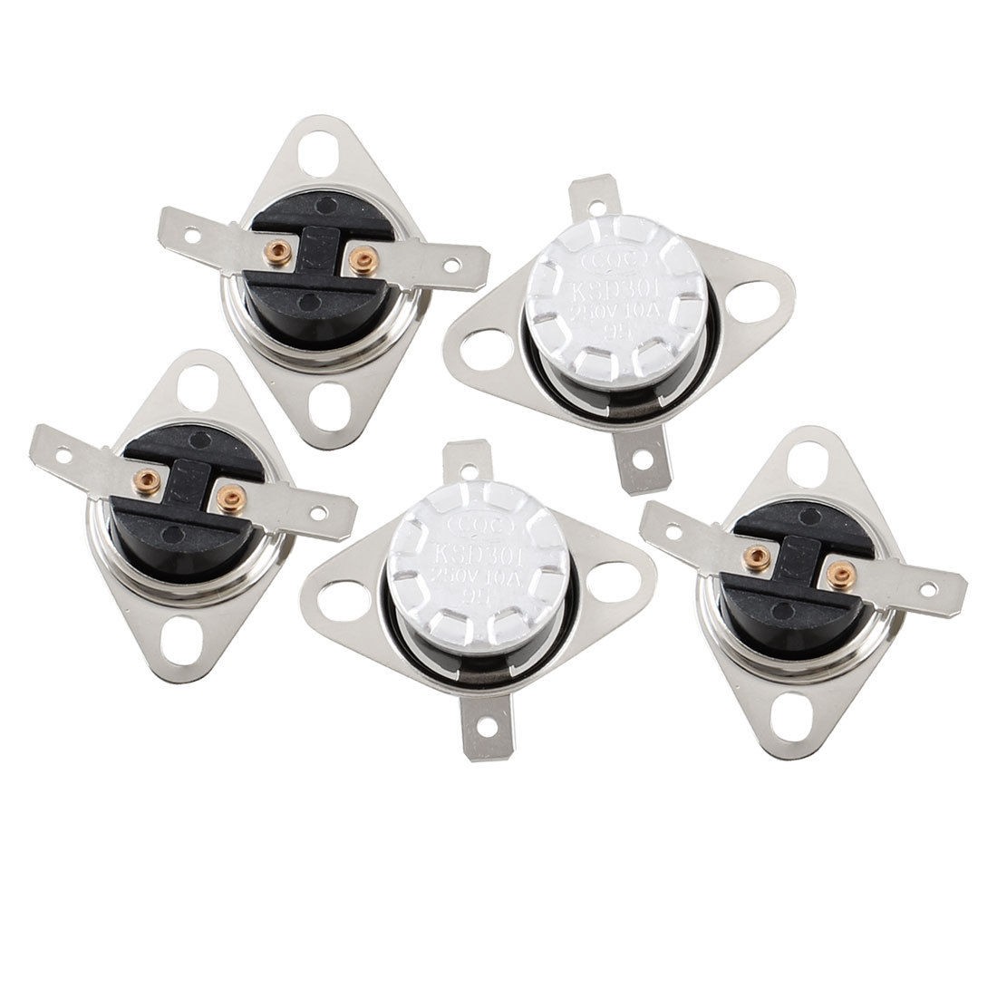 5 Pcs 95 Celsius 203F Normal Close Temperature Controlled Switch KSD301