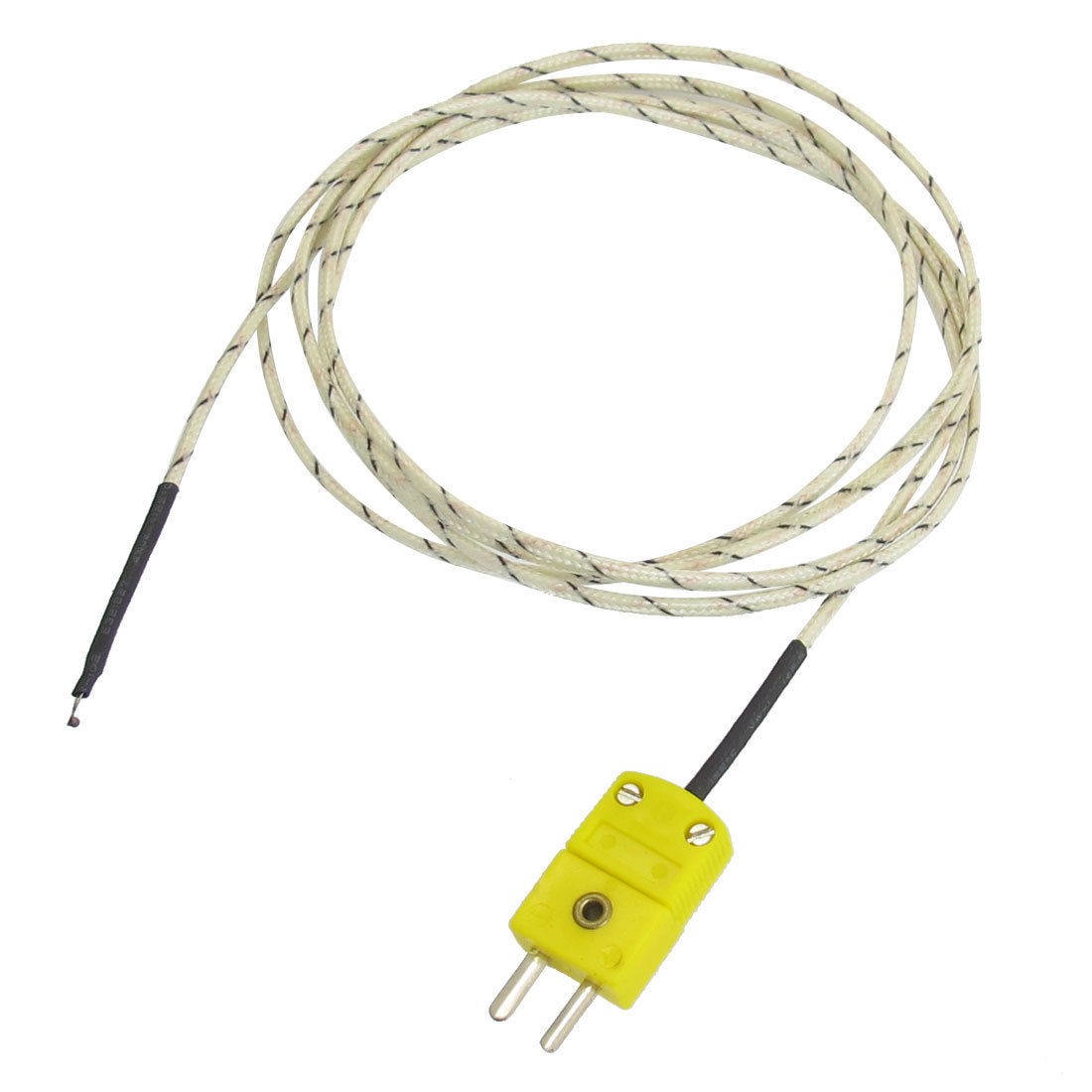 K Type 800C Wire Lead Measuring Thermocouple Sensor 1.5M 4.9Ft