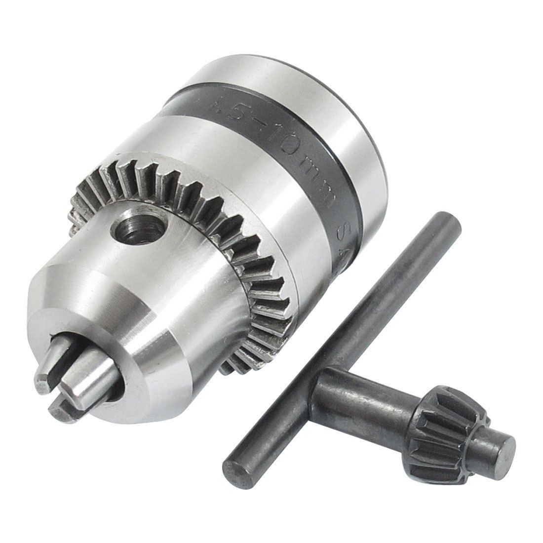 Key Type 1.5-10mm Capacity M12x1.25 Tapered Bore Drill Chuck