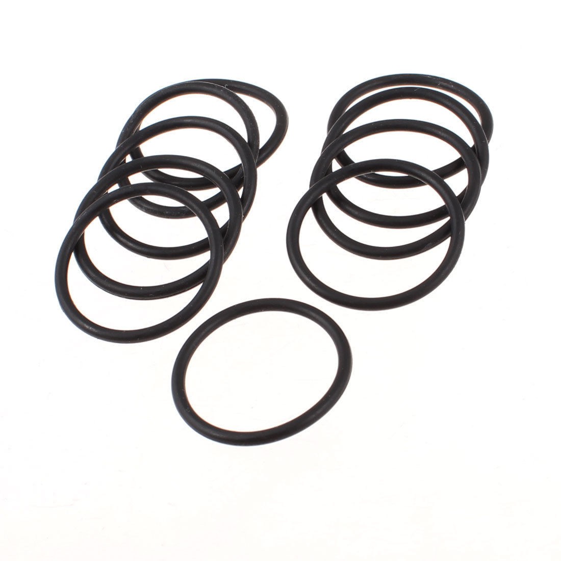 10PCS Black Rubber Oil Seal O Shaped Rings Sealing Gasket Washers 25mm x 2mm