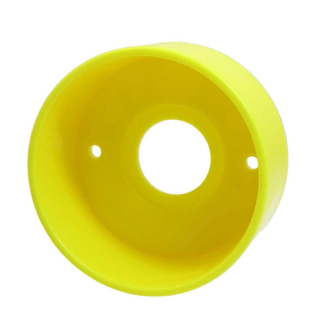 7/8" Mount Yellow Plastic Circle Protective Shell for Push Switch Button