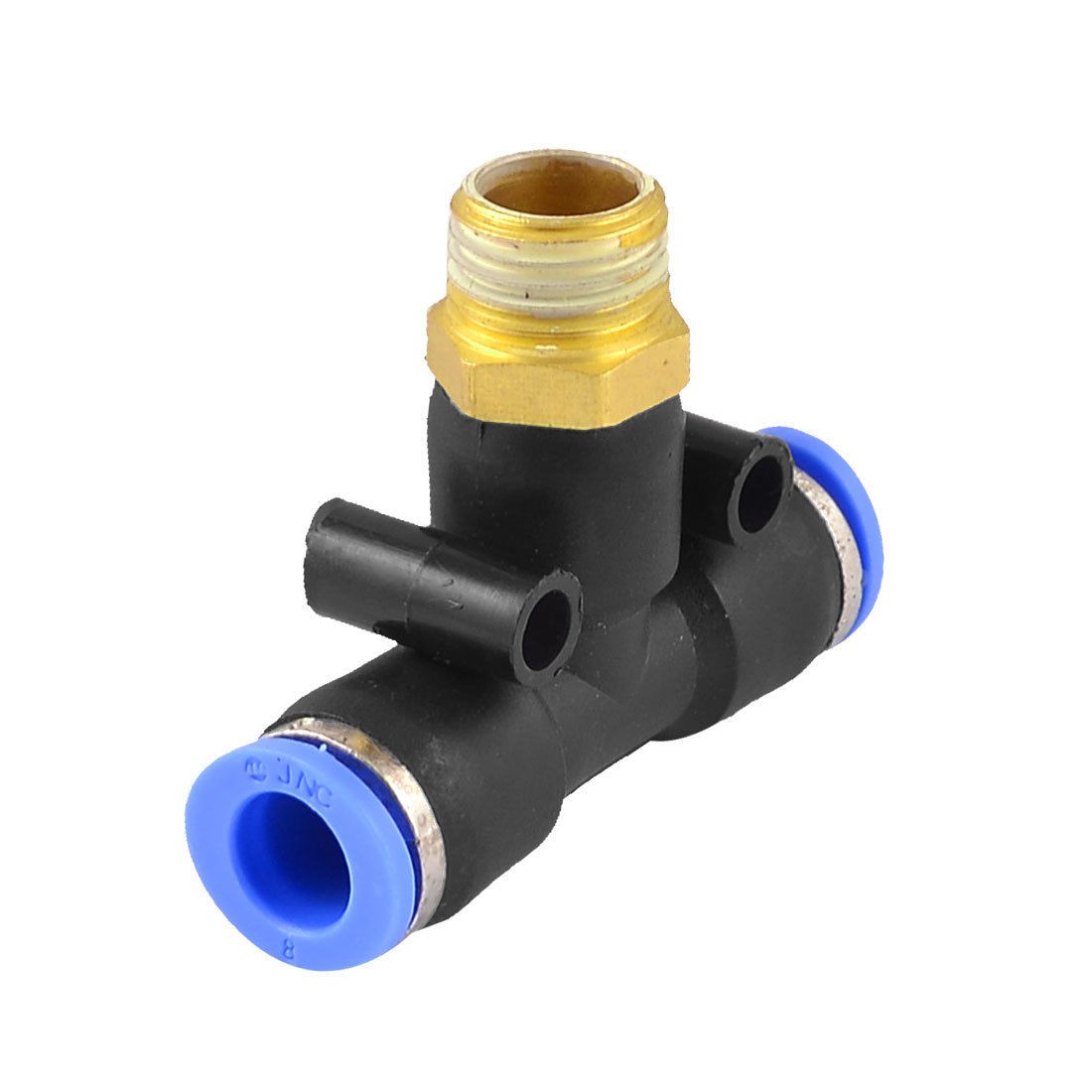 0.31" x 1/4" PT Male Thread Tee Shaped Quick Joint Push In