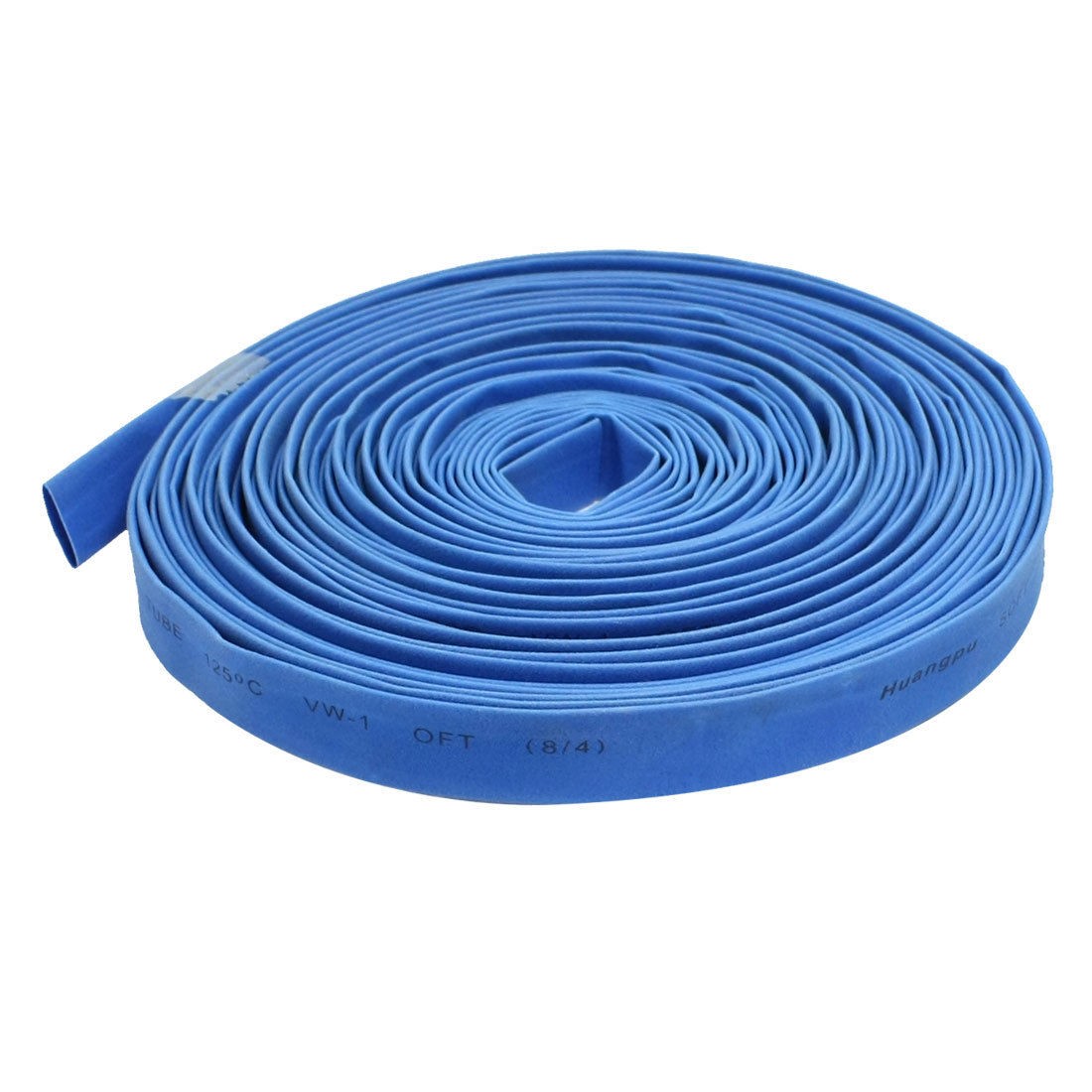 Ratio 2:1 Blue Polyolefin 8mm Dia Heat Shrink Shrinkable Tube 10M