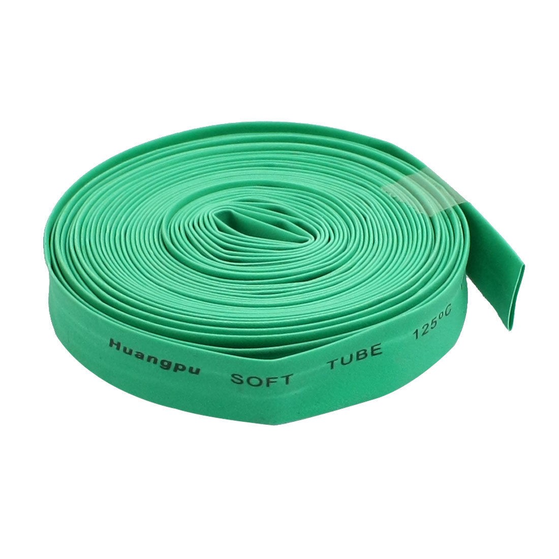 5M 8mm Dia Green Polyolefin Heat Shrinking Shrinkable Tubing Tubes