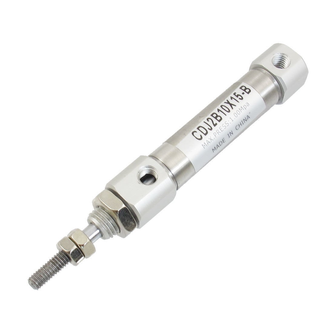 Double Action 25/64" Bore 19/32" Stroke 1.0 Mpa Stainless Steel Air Cylinder