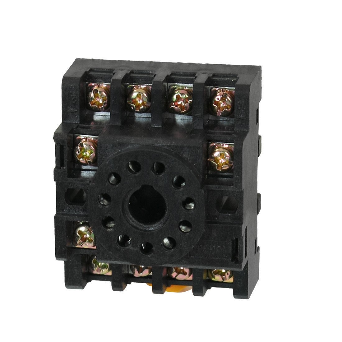 PF113A 11 Pin Screw Terminals DIN Rail Relay Base Socket for MK3P-I