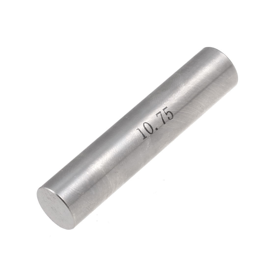 Hole Measuring 10.75mm x 50mm Pin Gage Gauge w Plastic Cylindrical Box