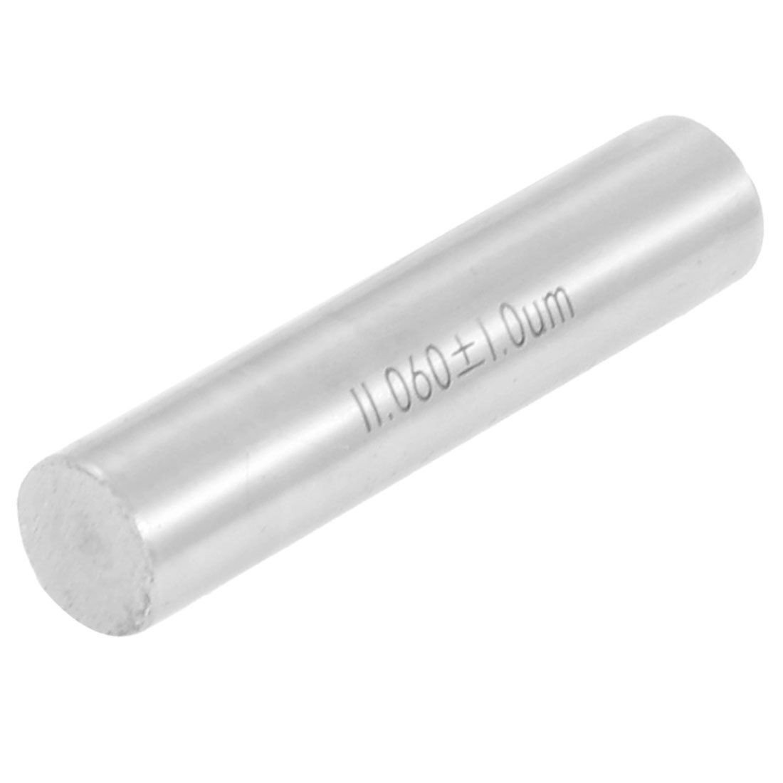 Industry Hole Measuring 11.06mm x 50mm Pin Gage Gauge w Plastic Cylindrical Box