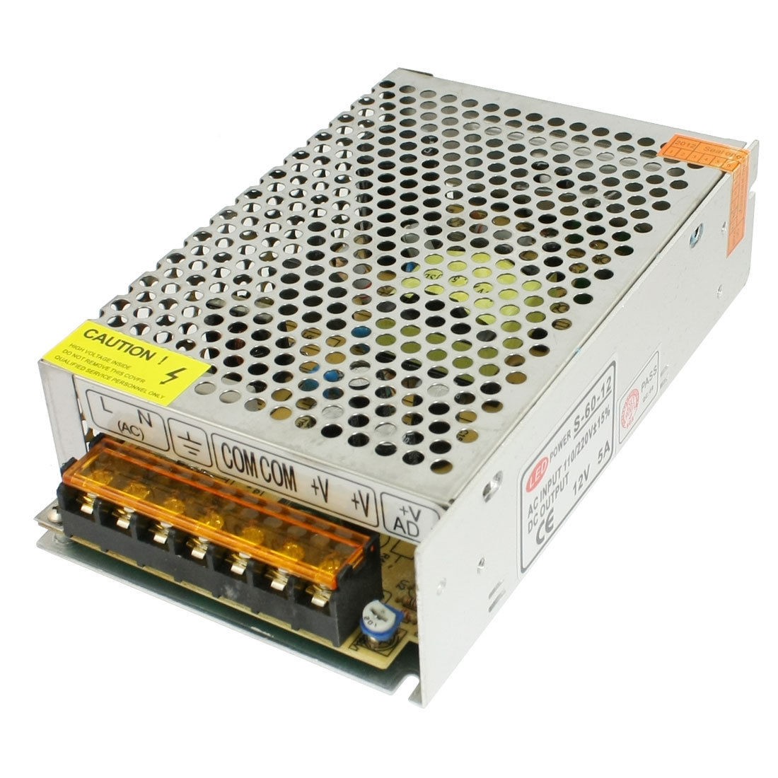 AC 110/220V DC 12V/5A 60W Switching Power Supply Driver for LED Strip Light