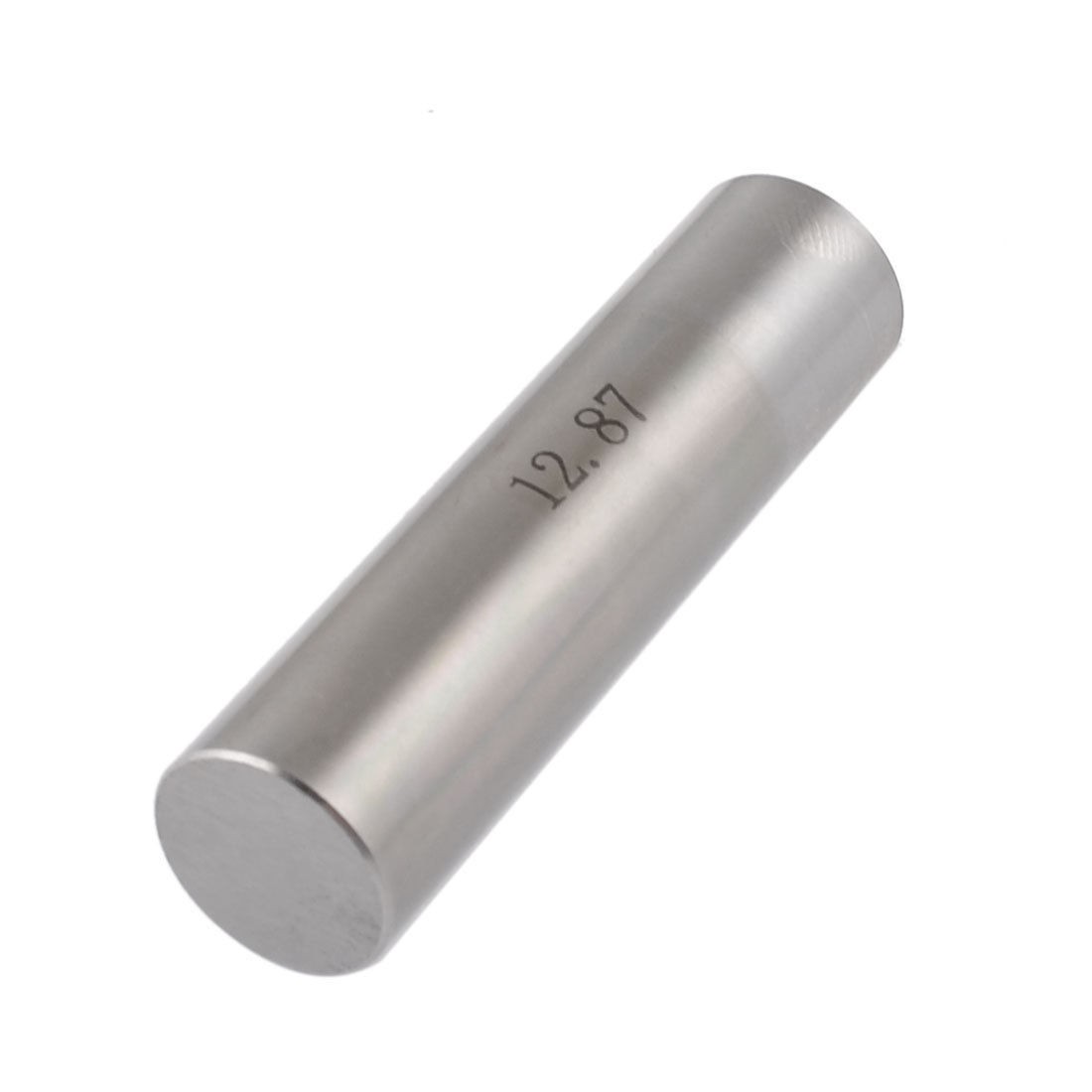 Hole Measuring 12.87mm x 50mm Pin Gage Gauge w Plastic Cylindrical Box