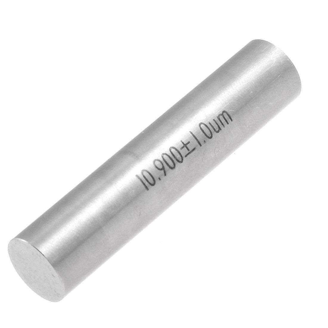 Hole Measuring 10.90mm x 50mm Pin Gage Gauge w Plastic Cylindrical Box