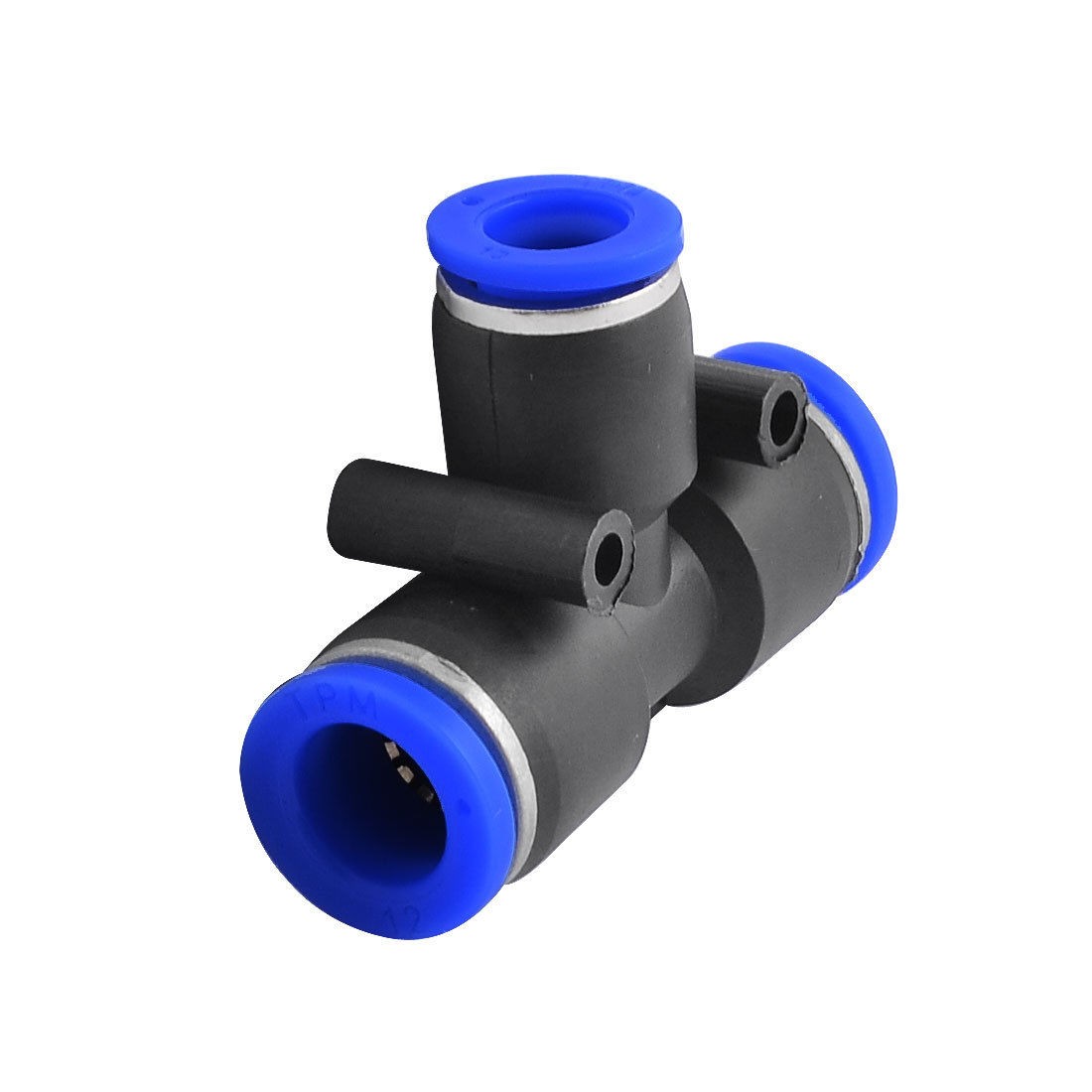 Pneumatic 12mm to 10mm One Touch Connector Tee Shape Quick Fitting