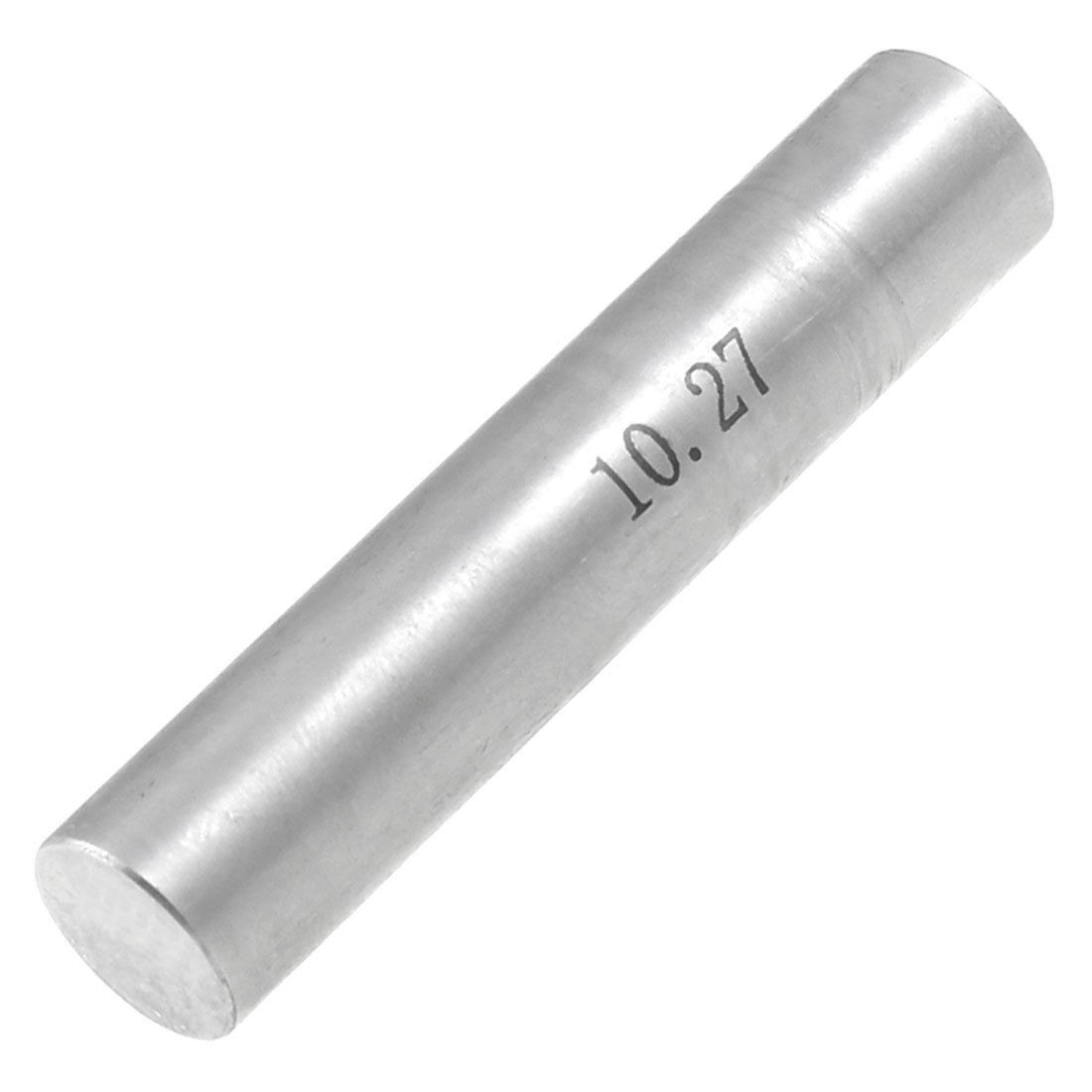 Hole Measuring 10.27mm x 50mm Pin Gage Gauge w Plastic Cylindrical Box