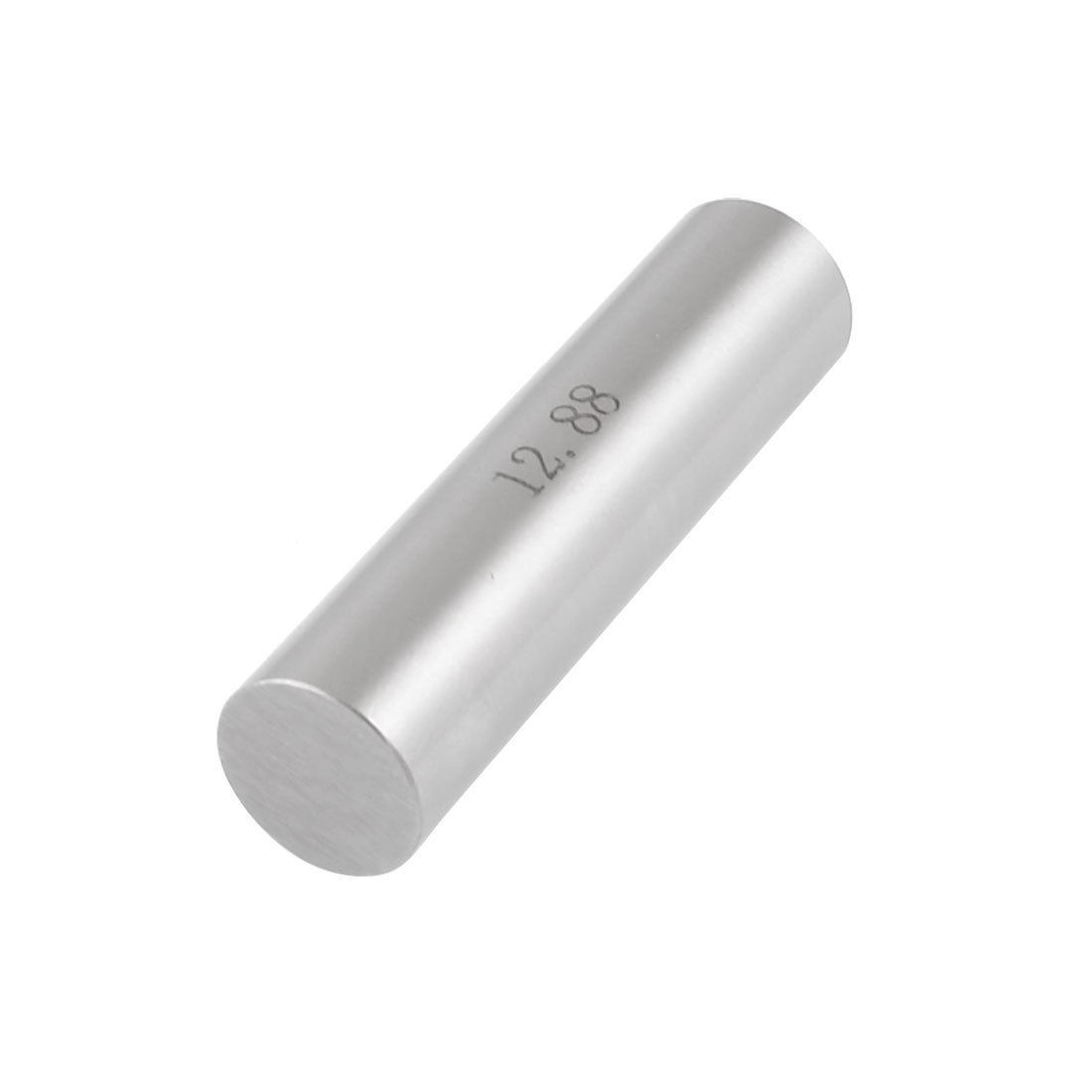 Hole Measuring 12.88mm x 50mm Pin Gage Gauge w Plastic Cylindrical Box