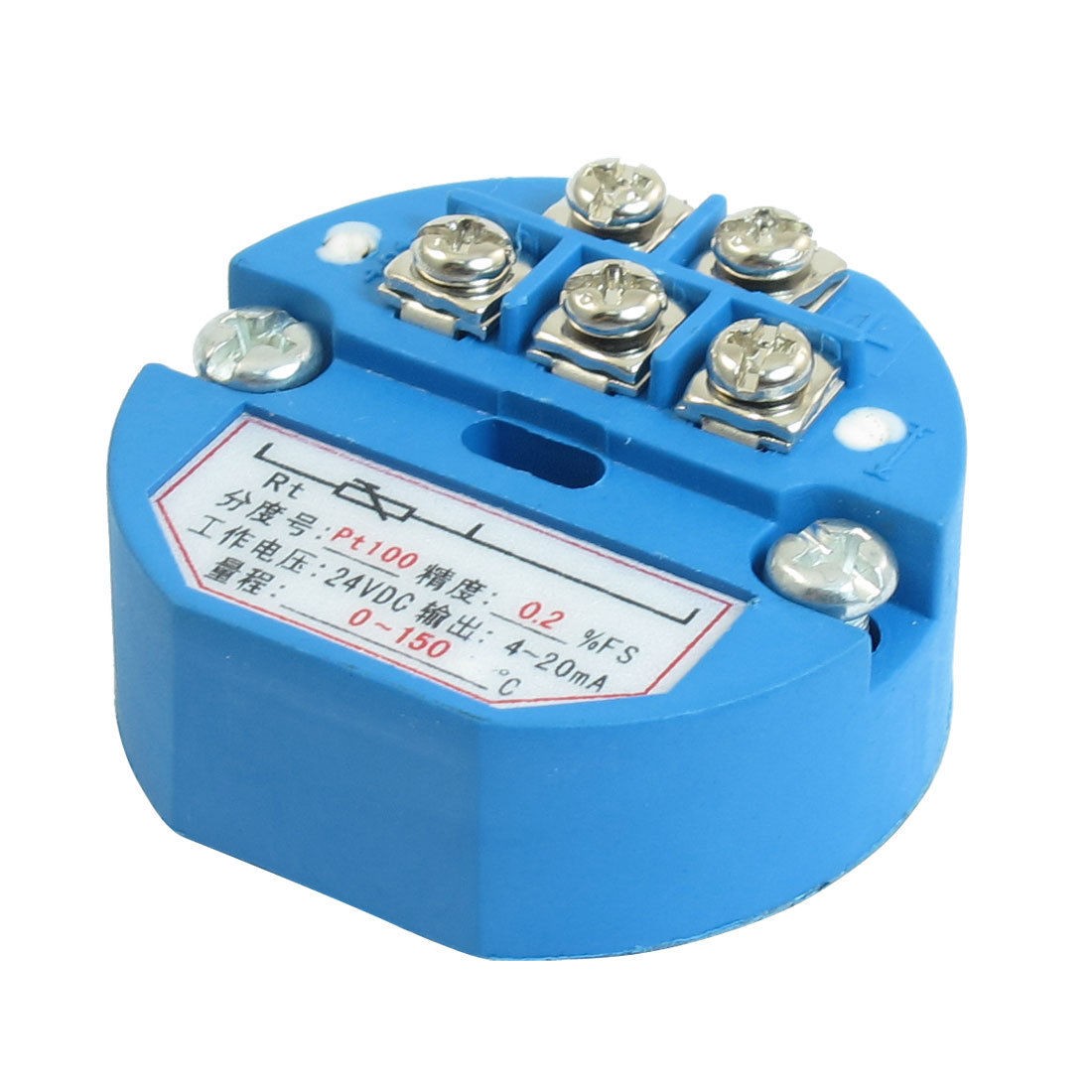 PT100 Temperature Sensor Transmitter 0-150 Celsius Output 4-20mA 24VDC