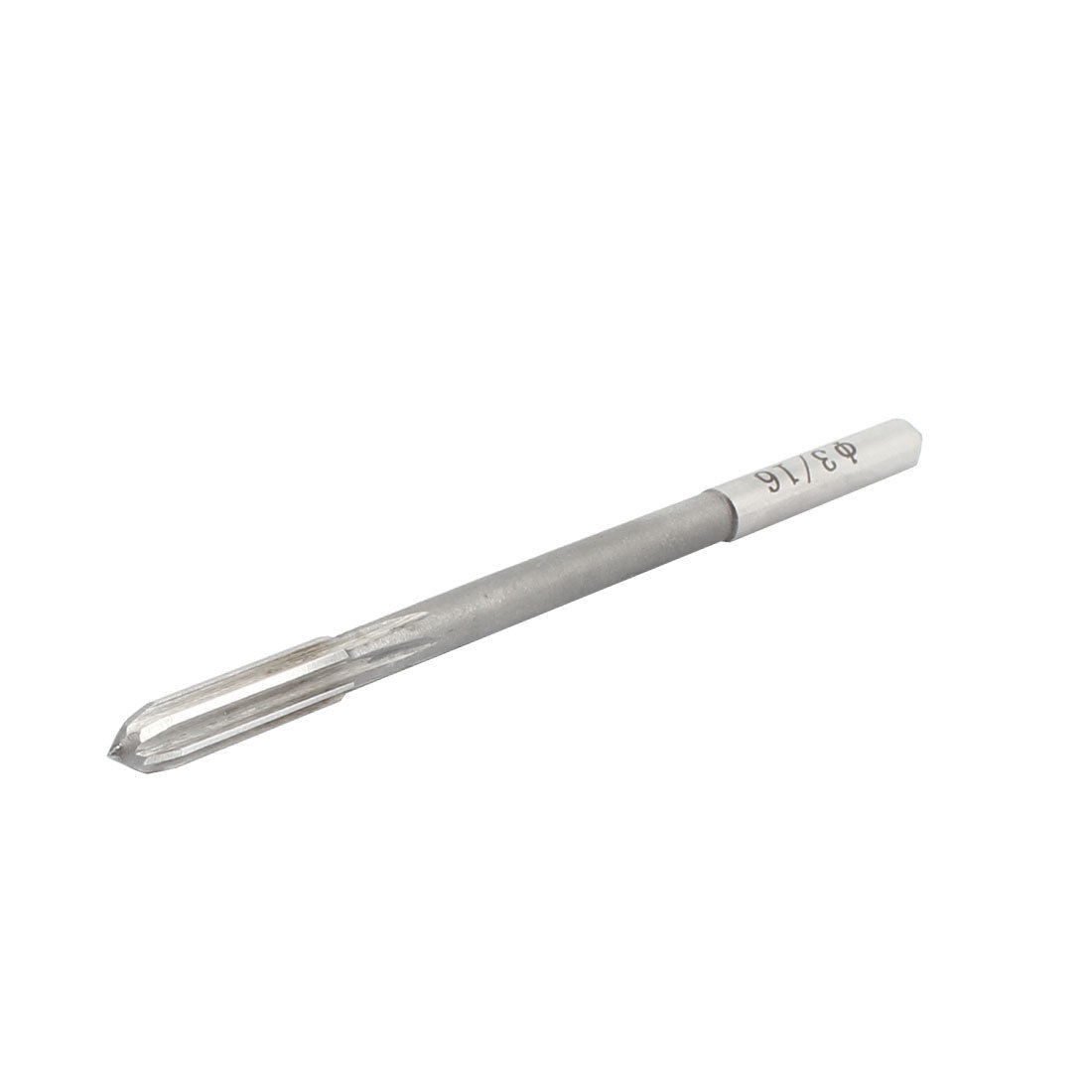 4.76mm 3/16" Diameter 6 Flutes HSS Machine Chucking Reamer Milling Cutter