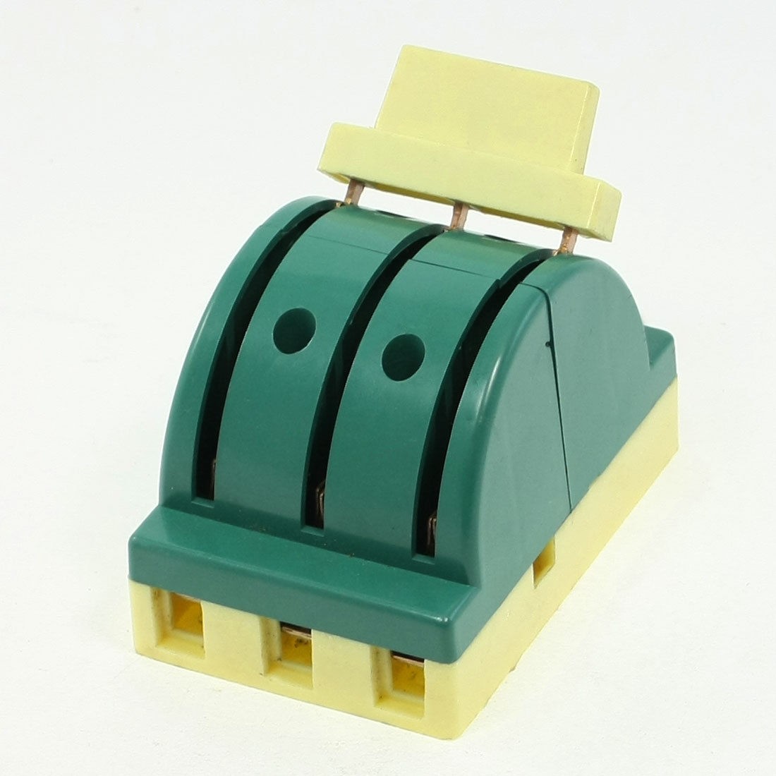 AC 380V 32A 3P Double-sided Circuit Control Knife Disconnect Switch Green