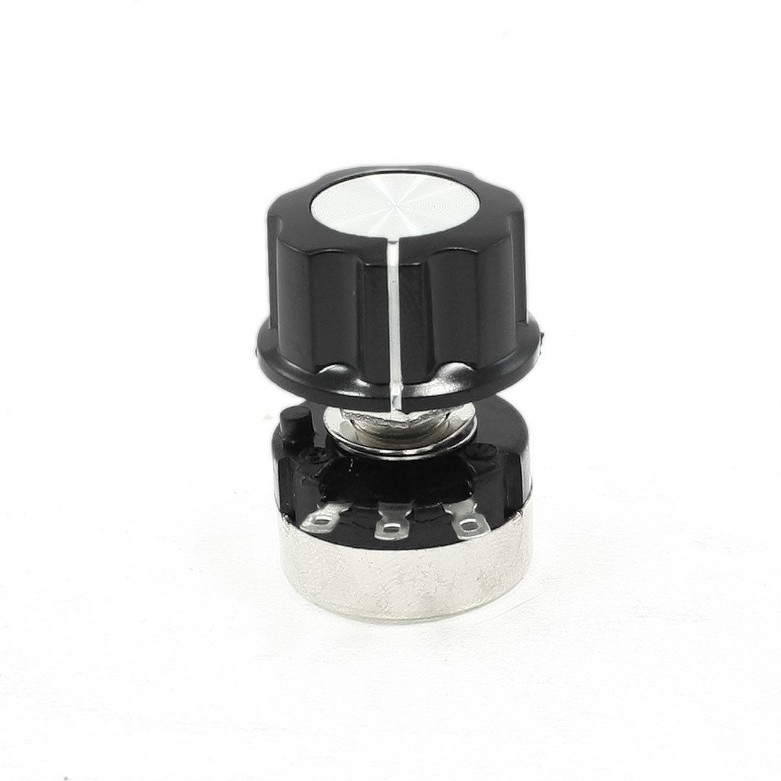 RV24YN20S 1000 ohm Single Turn Carbon Film Rotary Taper Potentiometer w Knob