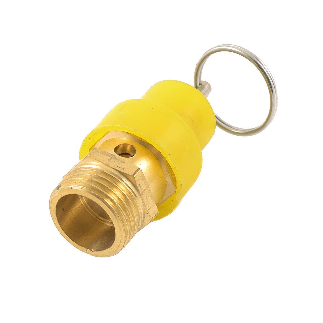1/2" PT Male Thread Air Compressor Pressure Relief Valve + Keyring