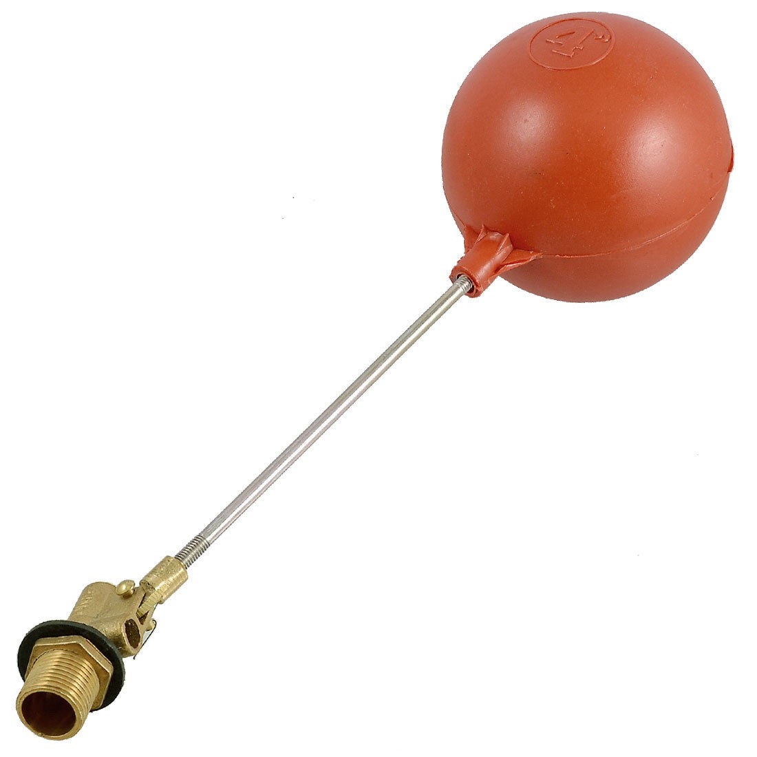 1/2" PT Thread 4" Dia Water Sensor Float Red Plastic Floating Ball