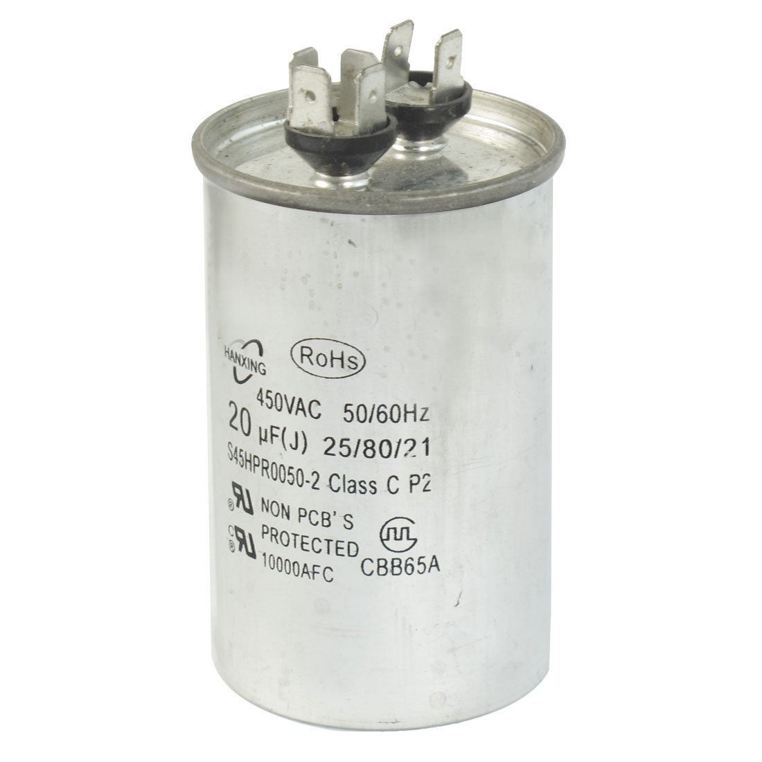 CBB65A AC 450V 20uF Non Polar Air Conditioner Motor Capacitor