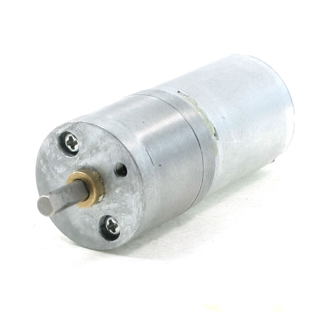 18RPM 6V Metal Shell Cylinder Magnetic Electric DC Motor w Gear Case