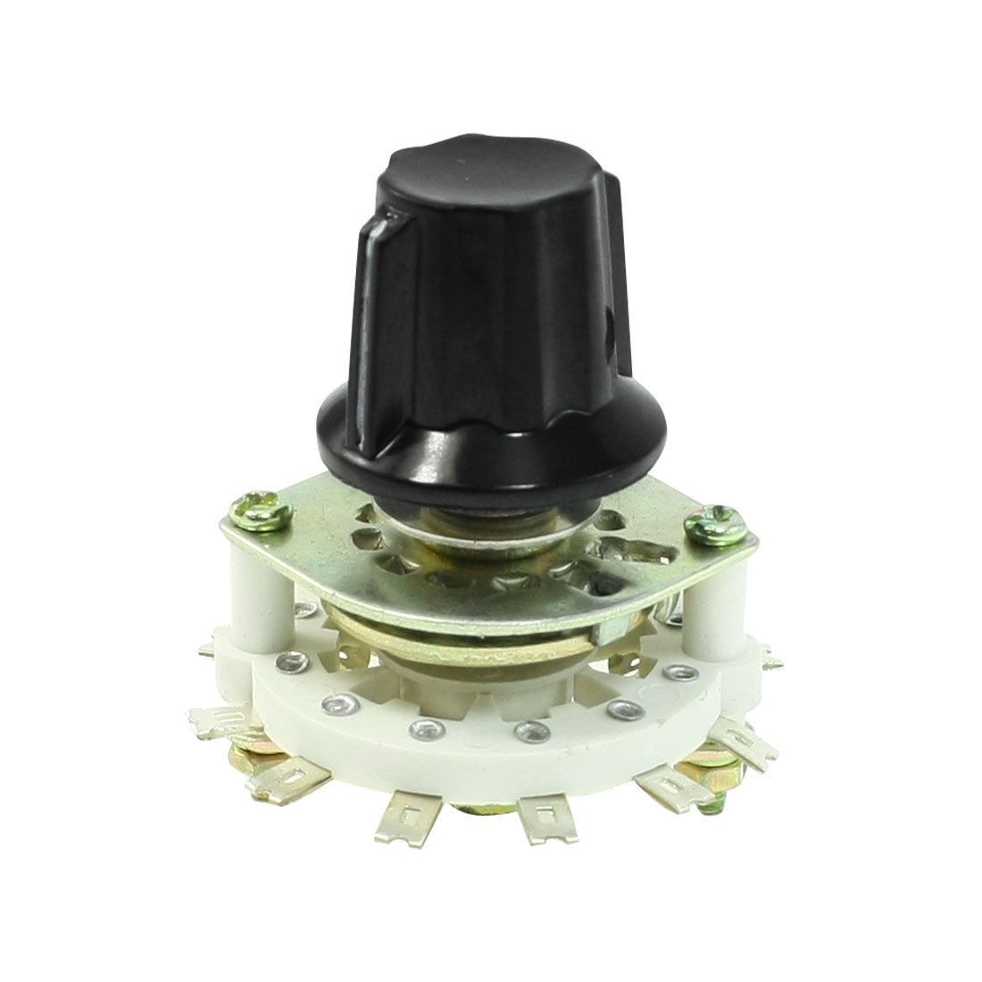 1P11T Band Channel Ceramic Rotary Switch Selector w Handle