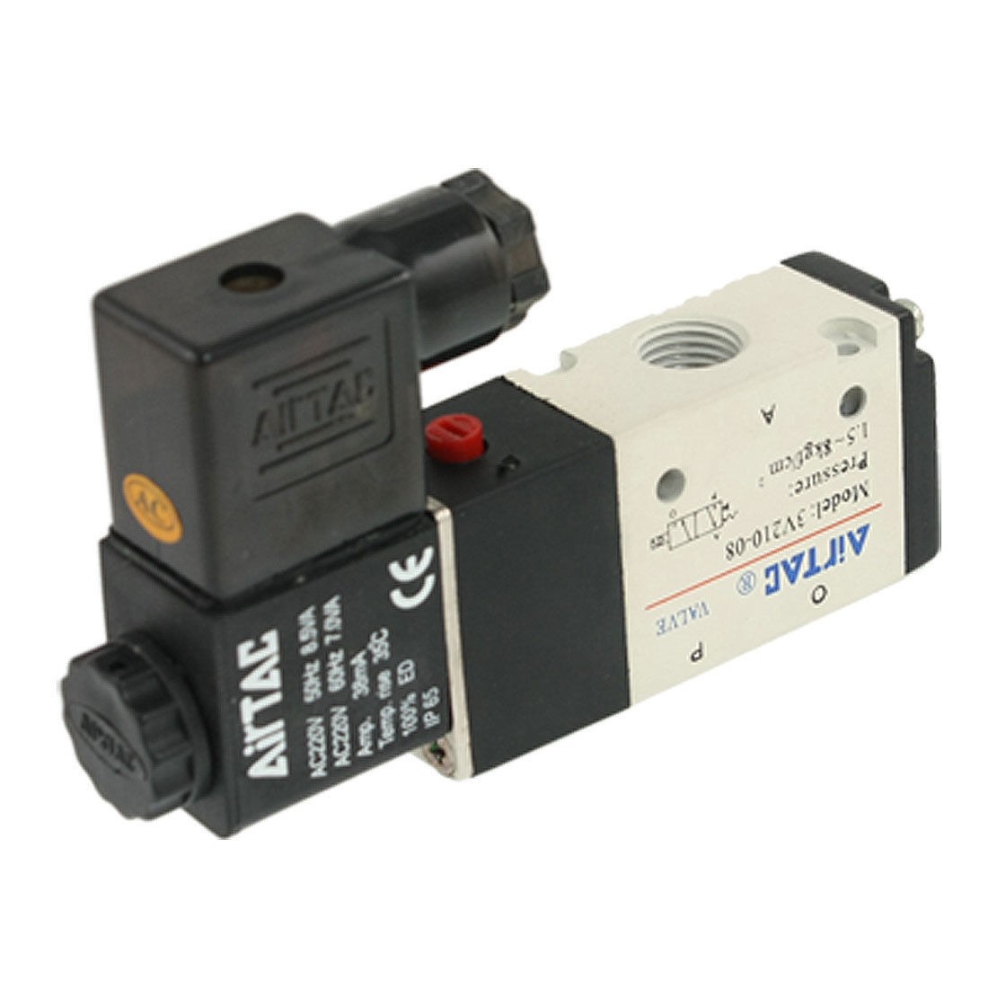 AC 220V 3V210 08 2 Positions 3 Ways Pneumatic Solenoid Valve MBFMX