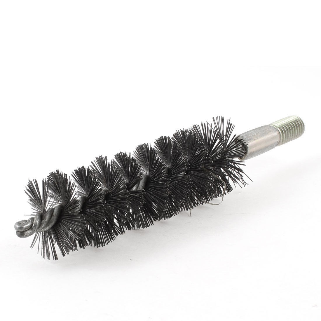 12mm Thread 35mm Diameter Steel Wire Tube Brush Cleaning Tool