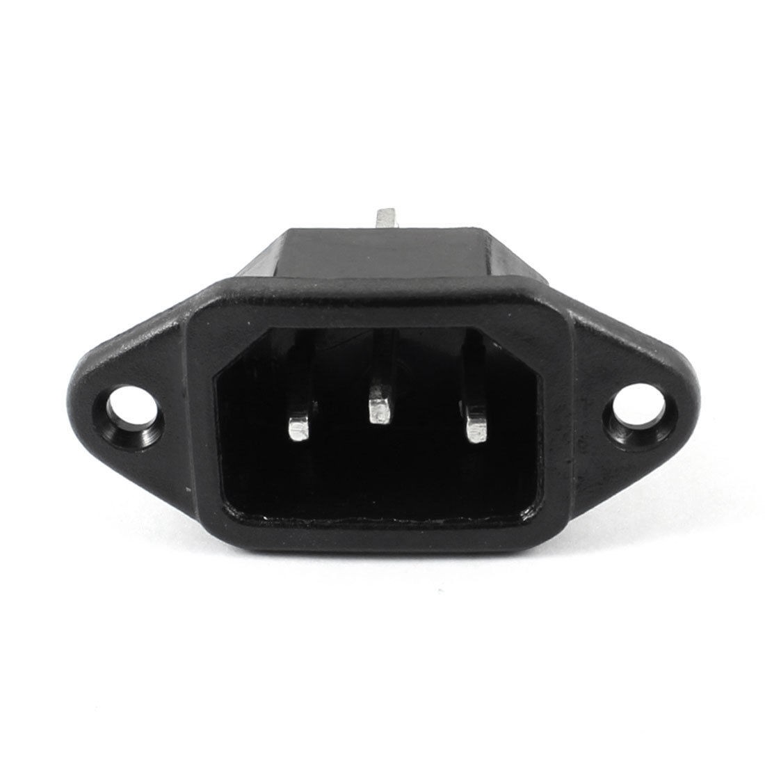 AC 250V 10A 3P C14 Male Power Inlet Socket Connector for Rice Cooker