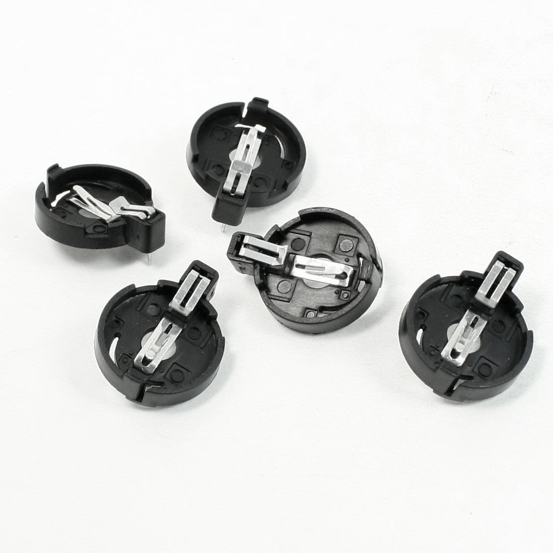 CR/LIR2032 2025 2016 Single Button Battery Holder Case 5 Pieces