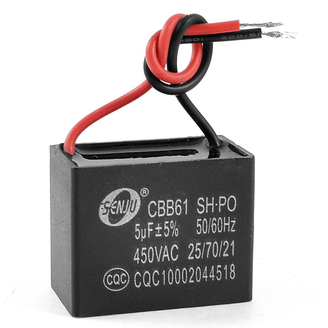 Metalized Polypropylene Film Motor Running Capacitor 5uF AC 450V CBB61