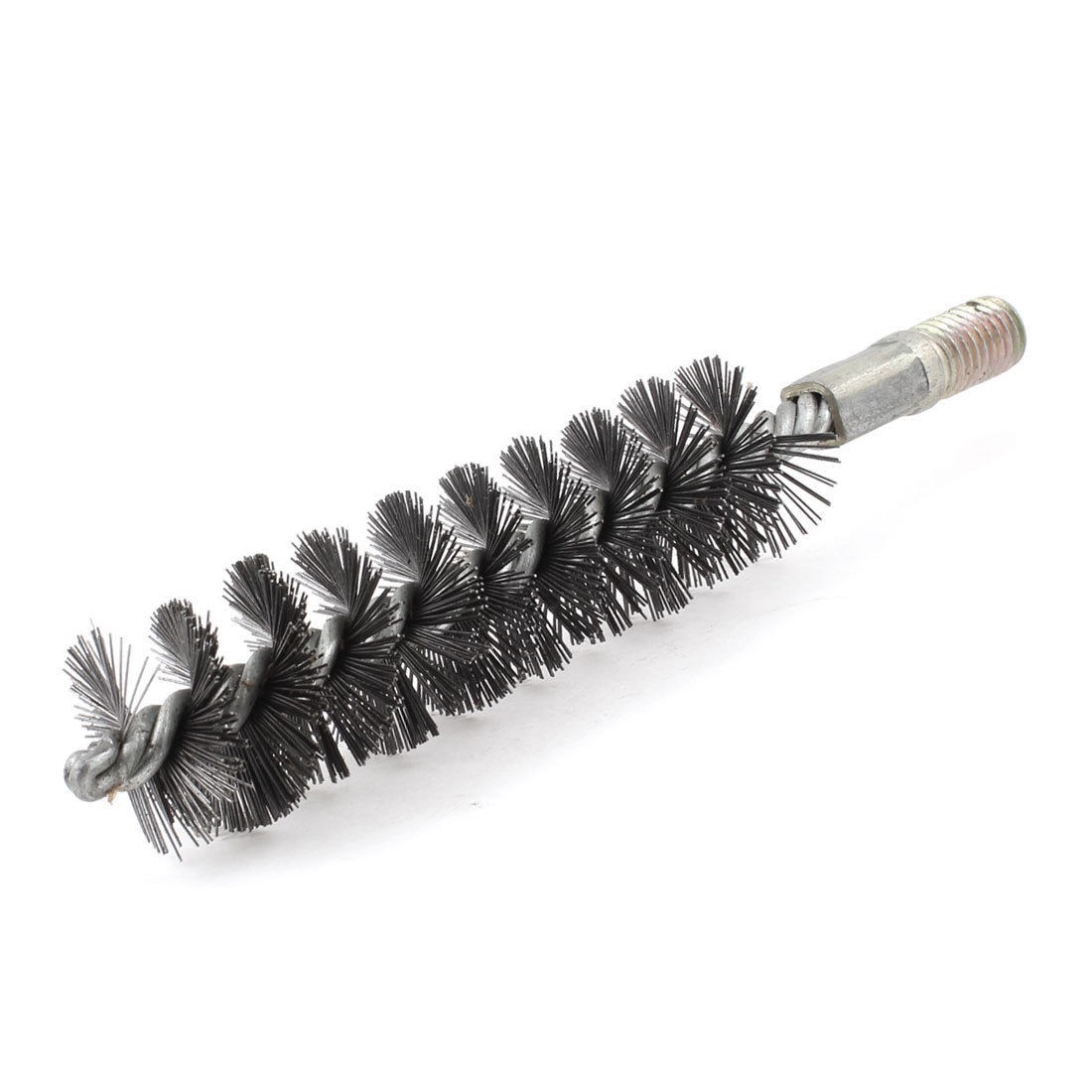 12mm Thread 30mm Diameter Steel Wire Tube Brush Cleaning Tool