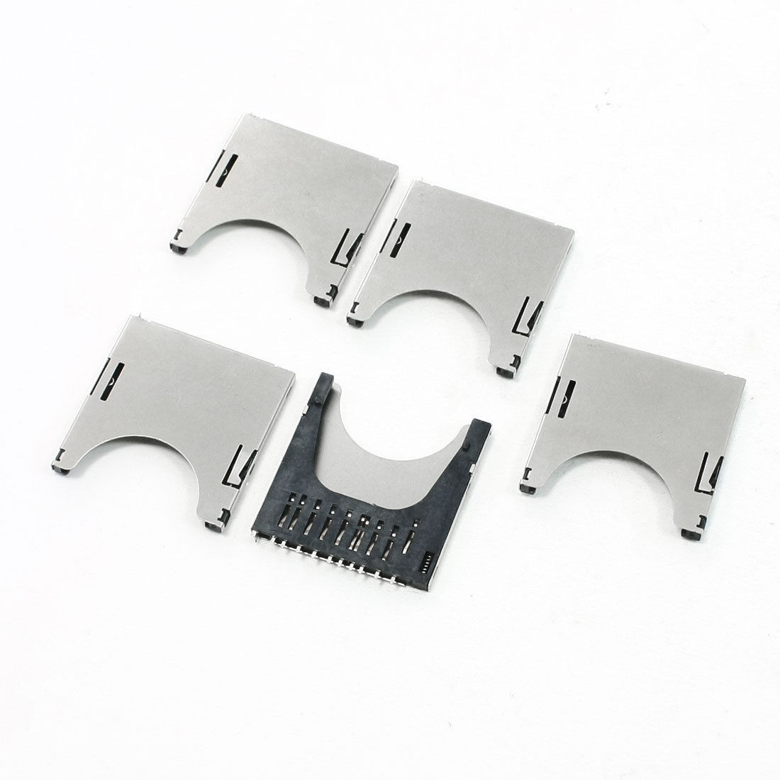 5 Pcs Push-in Push-Out Type SD Memory Card Sockets